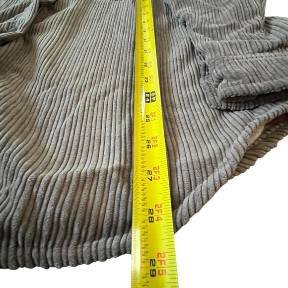 Purple/Lilac corduroy button-up jacket with pink plaid lining #indie #bo… - Picture 6 of 7